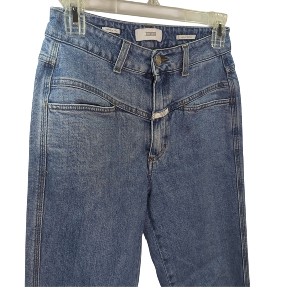 Closed Jeans High Waisted Pedal Pusher Cropped Jeans Sz 40/US 6 Ret$359 - Picture 8 of 13